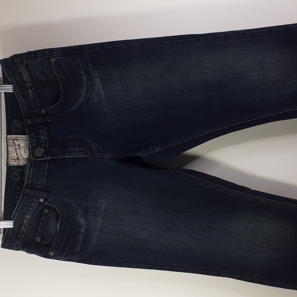 American Rag Cie Premium Straight Leg Factory Faded Blue Jeans Size 11 Short - Picture 5 of 16